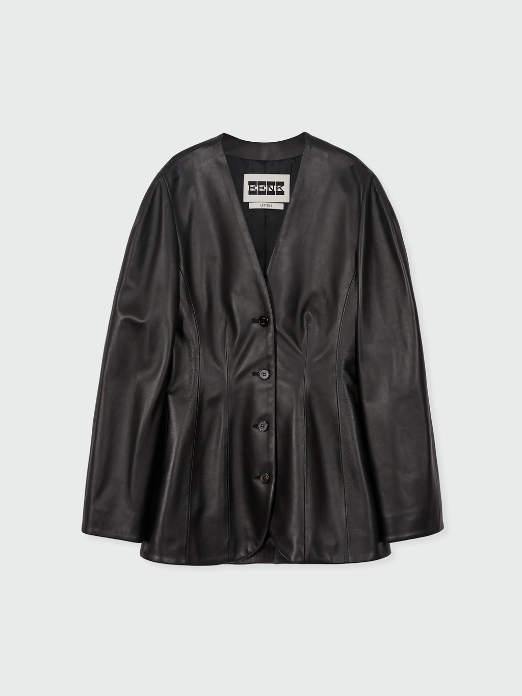 EENK★新商品^Shoulder Hourglass Jacket - Black★ ZERO Oversized Shoulder Hourglass Jacket - Z-Black : EENK
