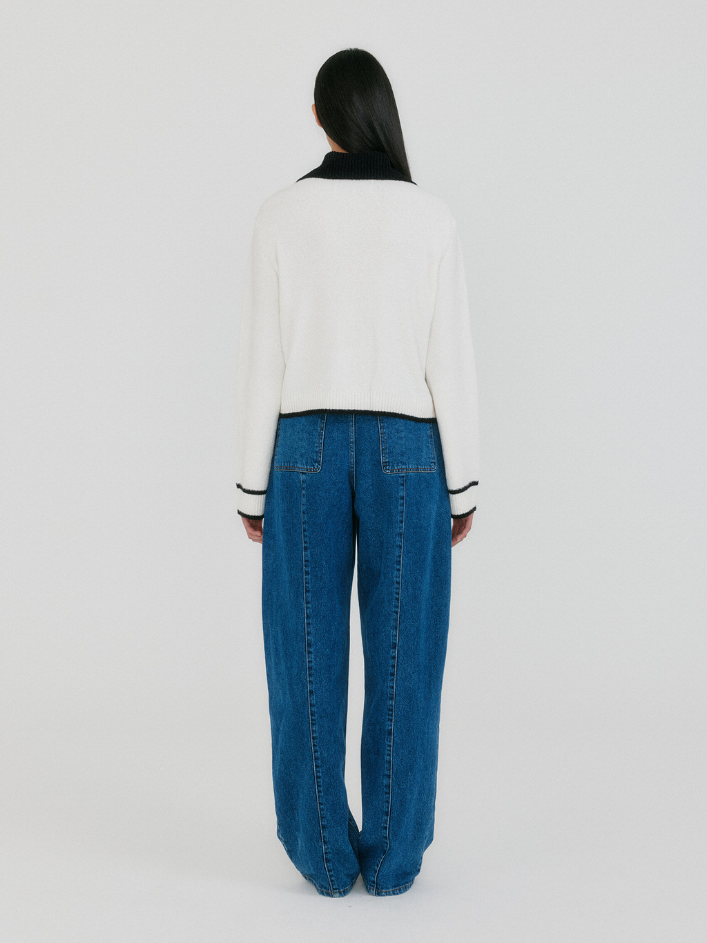 【IONSEOUL】Poblin Pocket Knit Cardigan 4JH405 ZINK Pocket Knit Cardigan - Ivory : EENK SHOP