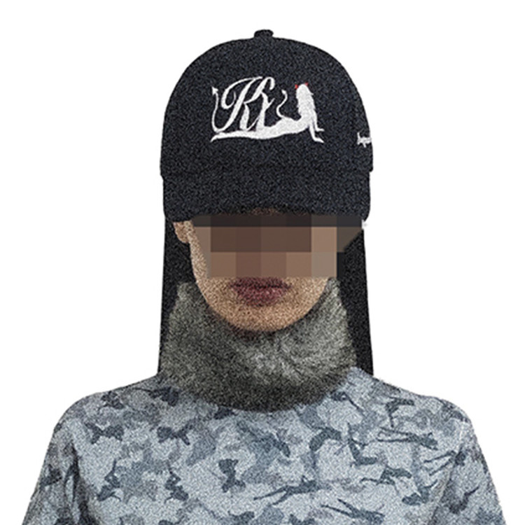 K LOGO GREMORY BALL CAP IN BLACK : KIMYO