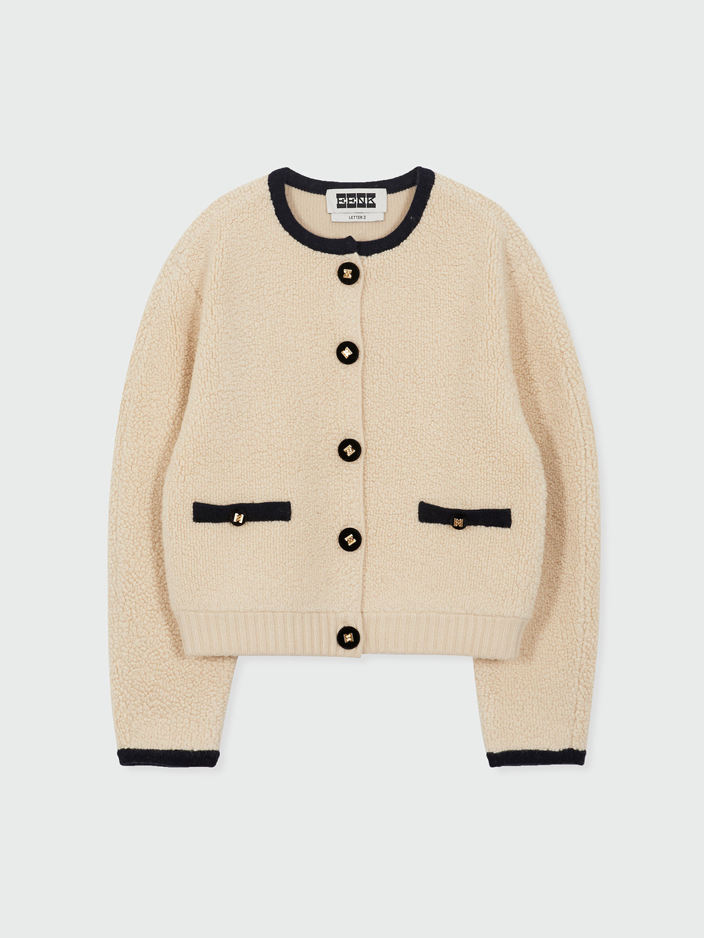 通販 激安 Neck Round ZIZI Knit SHOP EENK : Beige - Cardigan トップス