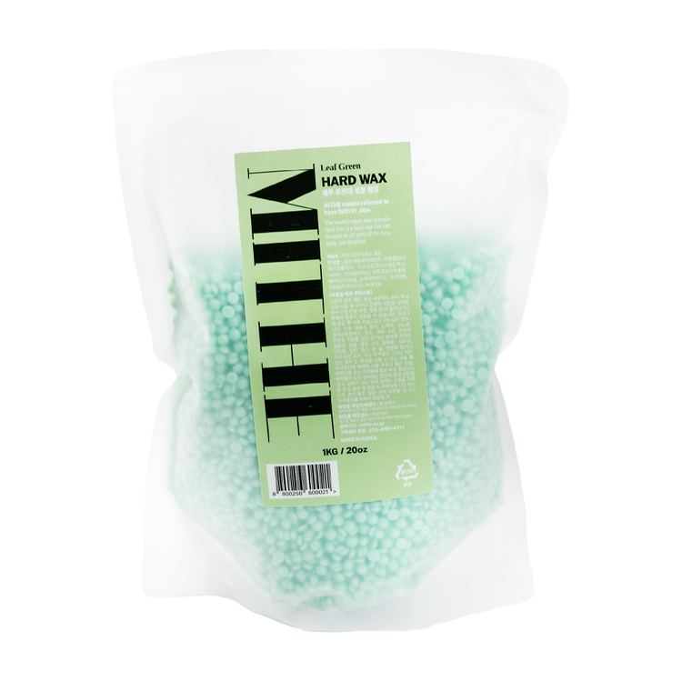 Leaf Green HARD WAX(BULK) 1kg : 미더(MITHE)