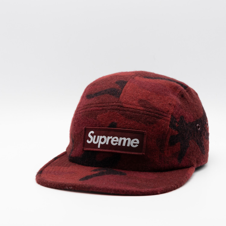 Supreme 23FW Houndstooth Wool Camp Cap Supreme Houndstooth Wool