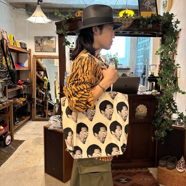 wacko maria x porter fuck this life tote bag : 도탑다