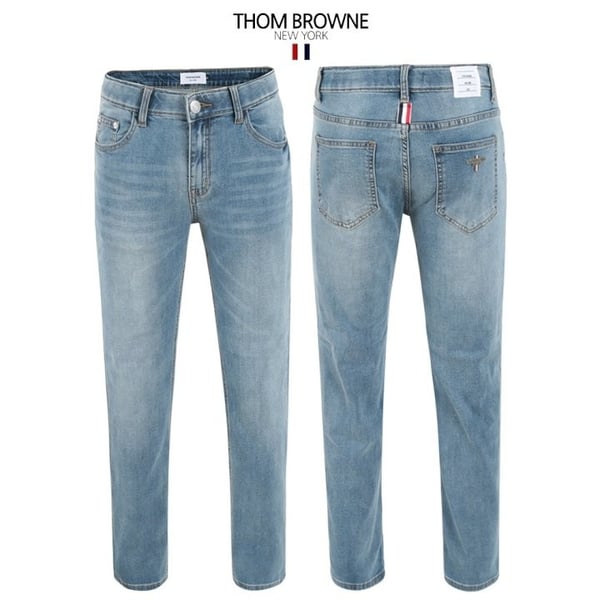 THOM BROWNE 톰브라운 인디 히든밴딩 슬림일자팬츠