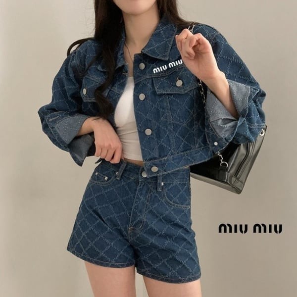 MIUMIU 미우미우 바인 투피스 세트