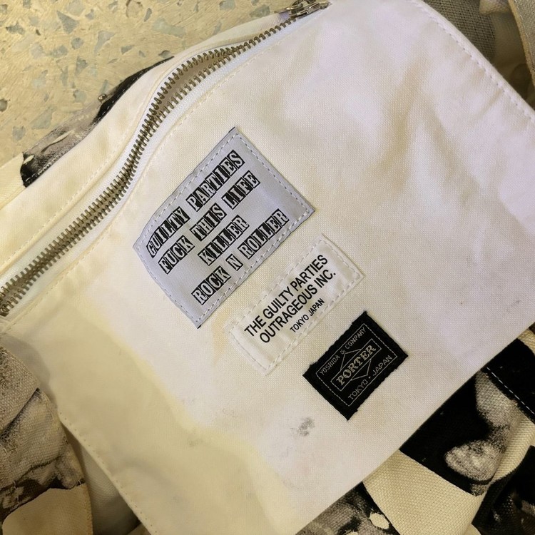 wacko maria x porter fuck this life tote bag : 도탑다