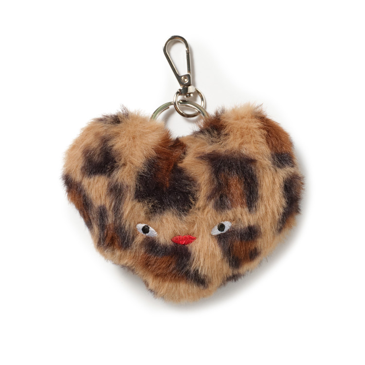 Loveyom keychain leopard brown : SAMO ONDOH