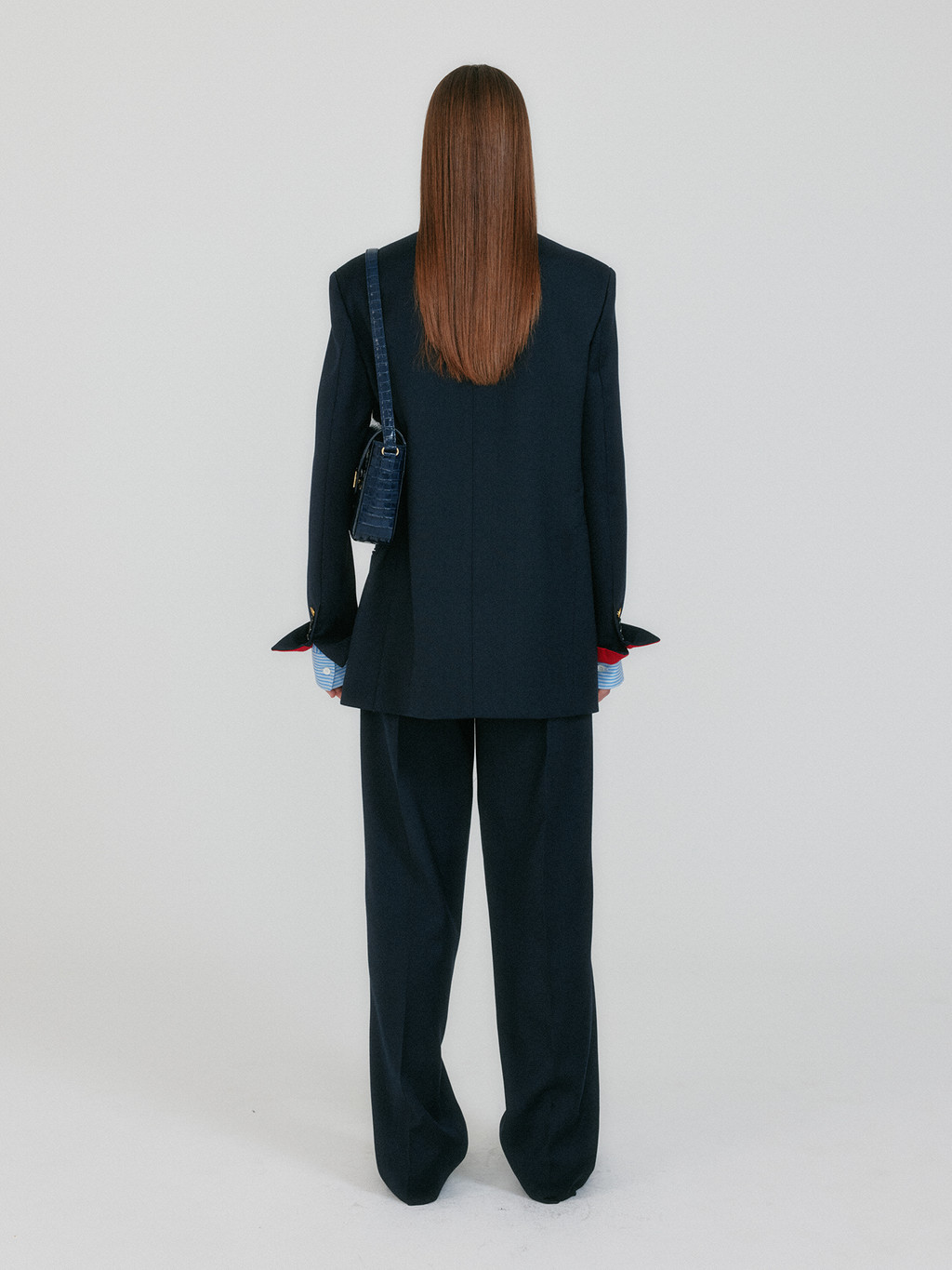 ジャケット EENK XXY Single-Breasted Blazer ZELL Single-Breasted Blazer - Navy : EENK SHOP
