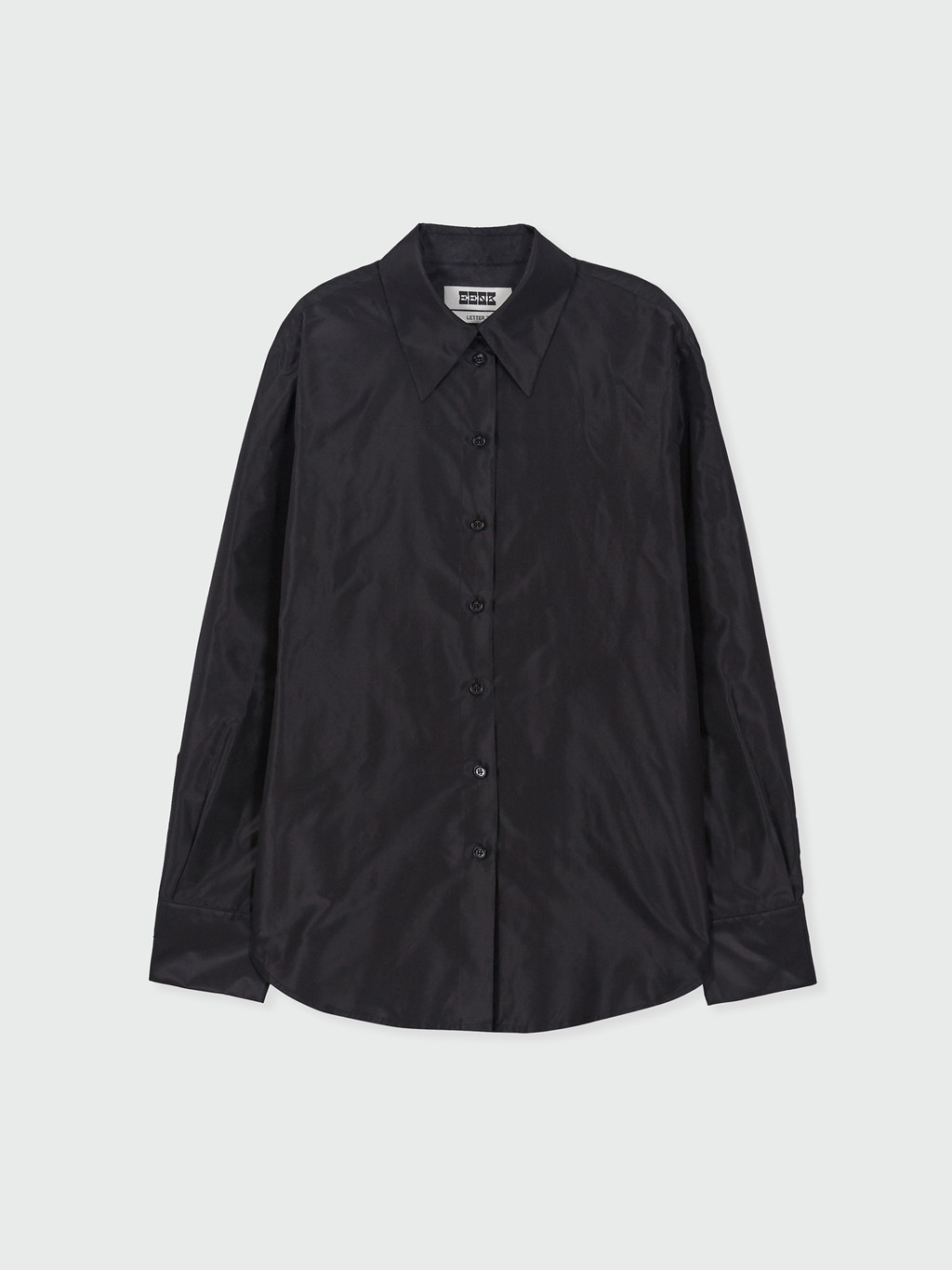 [EENK]ZIRINA Oversized Shirt - Black★日本未入荷 ZIRINA Oversized Shirt - Black : EENK SHOP
