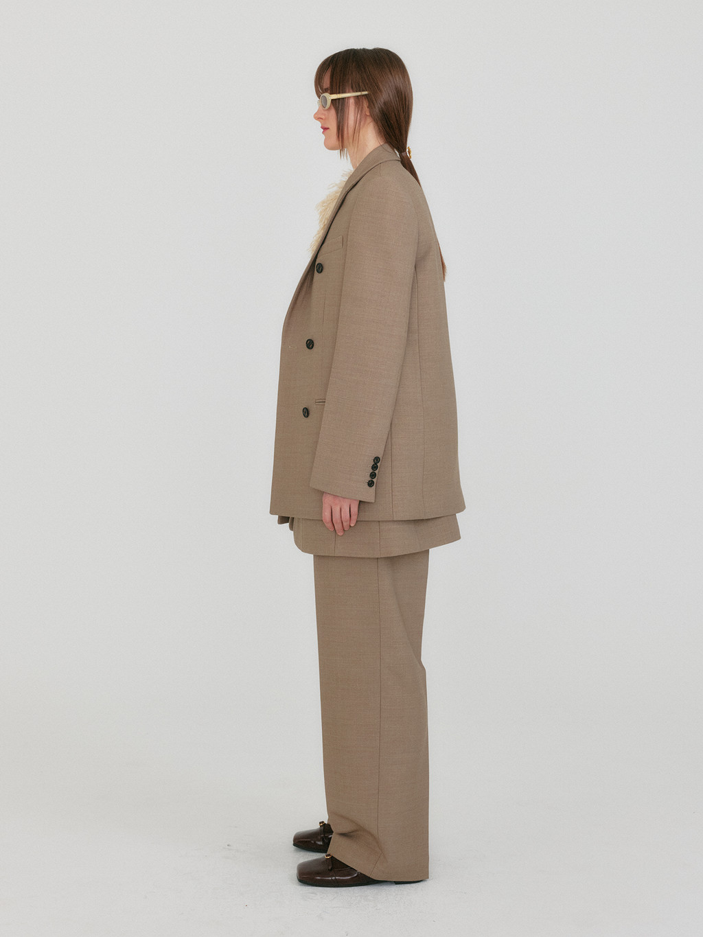 ジャケット EENK XXY Single-Breasted Blazer ZELL Single-Breasted Blazer - Navy : EENK SHOP