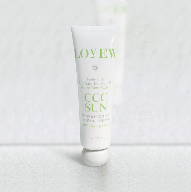 <p style="text-align:left; font-size:16px; margin-top:26px;">CCC SUN UV Protective Repair Cream<br>CCC SUN UV프로텍터 리페어 크림<br><span style="color:#666;">₩ 37,000</span></p>