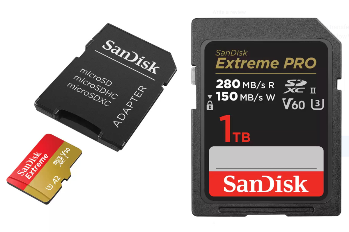 샌디스크, 4TB microSD 및 8TB SD 카드 출시 : 조명 캡쳐보드 메모리 스토리지 최신기사