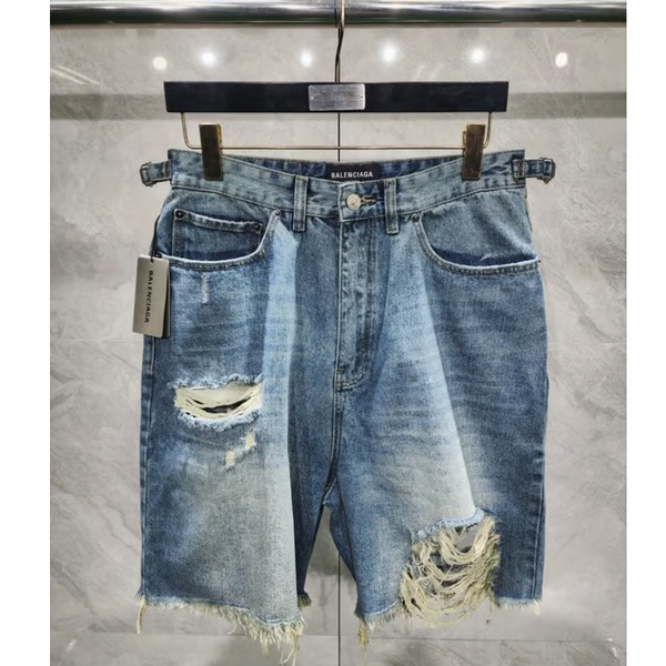 BALENCIAGA 발렌시아가 더티 디스데님 반바지