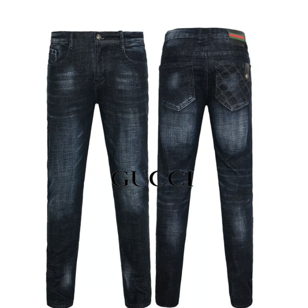 GUCCI 구찌 씨마 포켓 블랙워싱 청바지