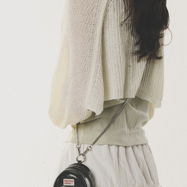 ◆masmarulez◆ mama leather miniature chain cross bag Red 5 mama leather miniature chain cross bag _ Pink : Masmarulez
