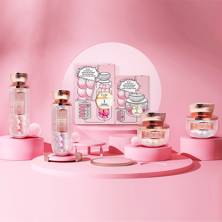 <div style="padding:15px 0; text-align:left;"><h6 style=" font-weight:800; padding-bottom:10px;">안단테(Andante)라인</h6><p style="color:#6e297f; font-weight:800; padding-bottom:5px; color:#">기초 케어용 베이스 제품</p><p>피부 주름, 탄력, 미백, 보습 관련 피부 고민 완화에 도움을 주며, 피부 컨디션을 건강하게 관리할 수 있도록 돕습니다.</p></div>