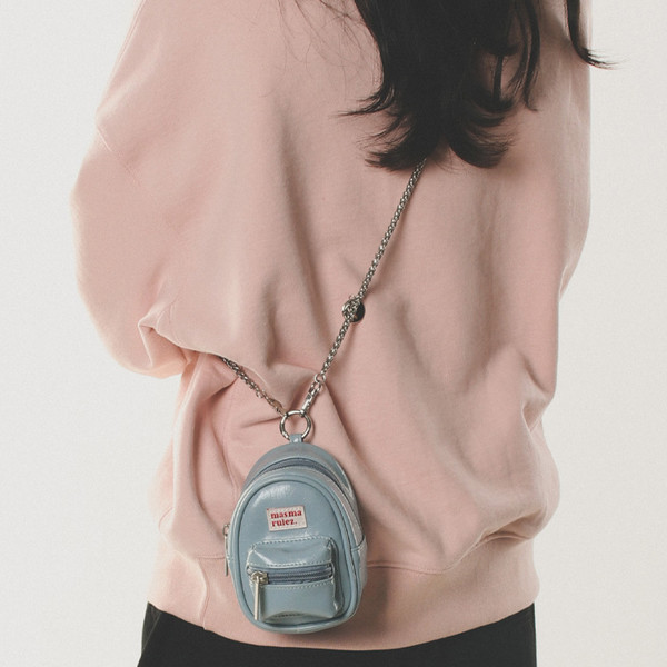 ★masmarulez★ mama leather miniature chain cross bag _ Sora mama leather miniature chain cross bag _ Sora : Masmarulez