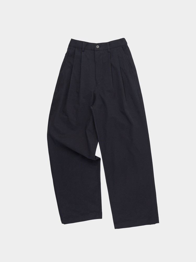 【新品】havehad 24fw Pin-tuck Trouser 24fw City Worker Pin-tuck Trouser (Charcoal) : 해브해드