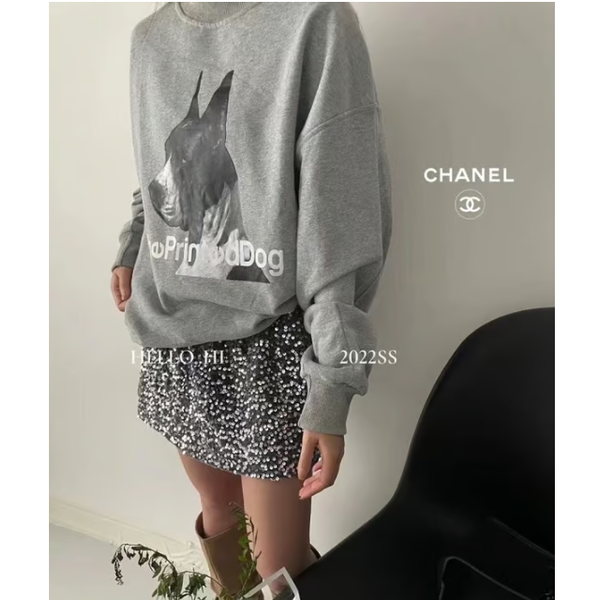 CHANEL 샤넬 스팽글밴딩미니SK