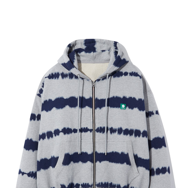 【THE IDENTITY PROJECT】SMILE cotton hoodie Zip-Up SMILE cotton hoodie Zip-Up [tie-dye blue] : THE IDENTITY