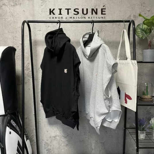 MAISON KITSUNE 메종키츠네 폭스후드베스트