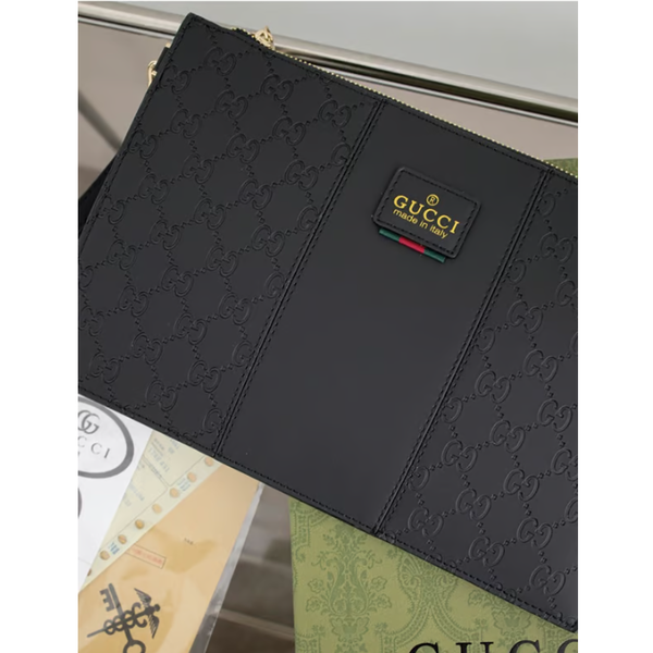 GUCCI  구찌 GG 사각 슬림 클러치