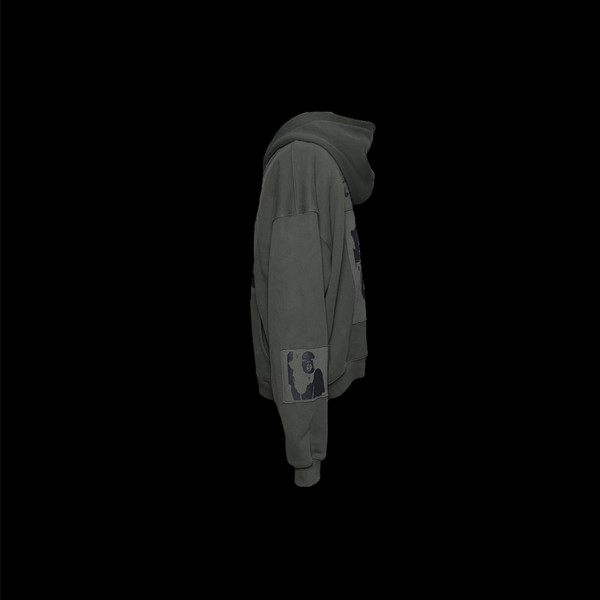 ★EMOstanceclub★ Washed Vienna horse patch zip hoodie Washed Vienna horse patch zip hoodie - navy : EMOstanceclub