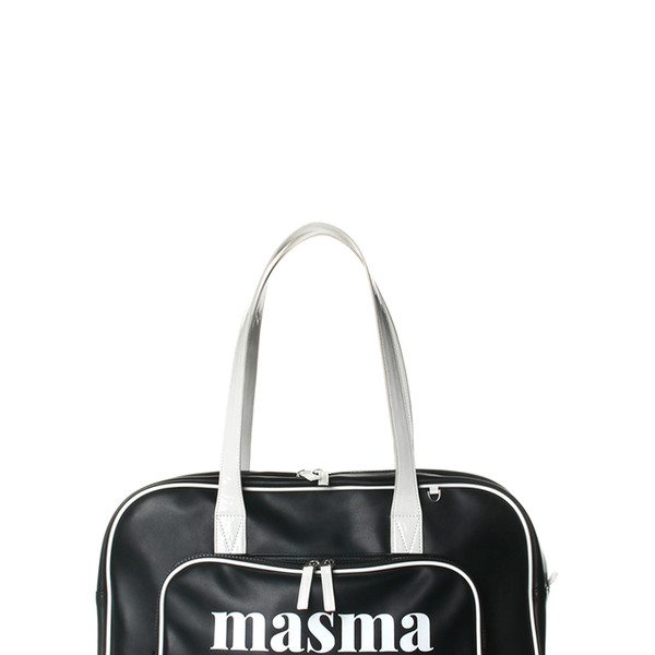 mama square pocket shoulder bag _ black : Masmarulez [마스마
