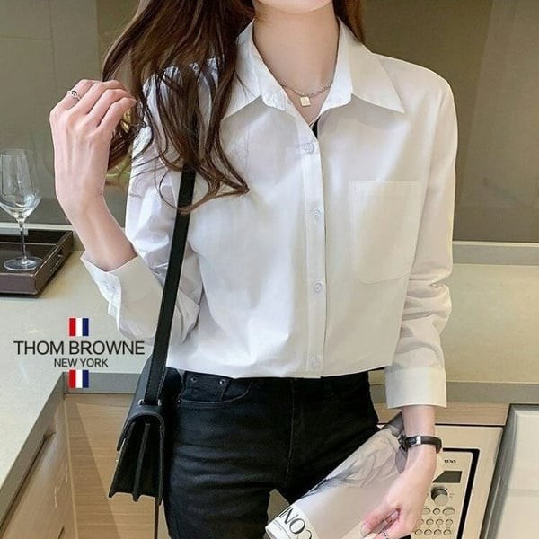 THOM BROWNE 톰브라운 단추라인셔츠