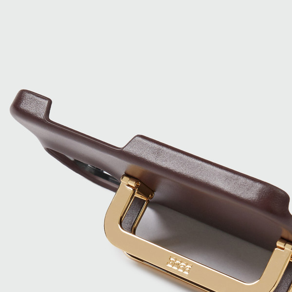 【EENK】送料/関税込 Phone Case with Leather Strap - Burgundy EENK】送料/関税込 Phone Case with Leather Strap - Burgundy