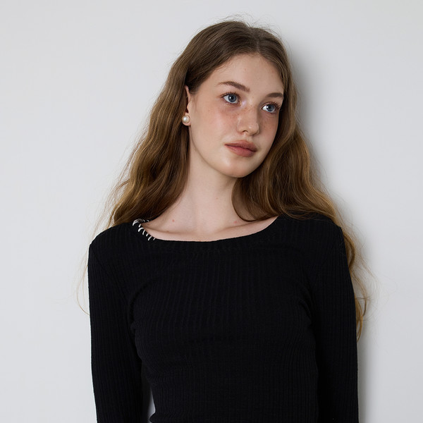 ★MEENDERI★LAYERED STITCH T-SHIRT - GREY★正規品/直送料込 Designer fashion, Seoul-fully created | W Concept