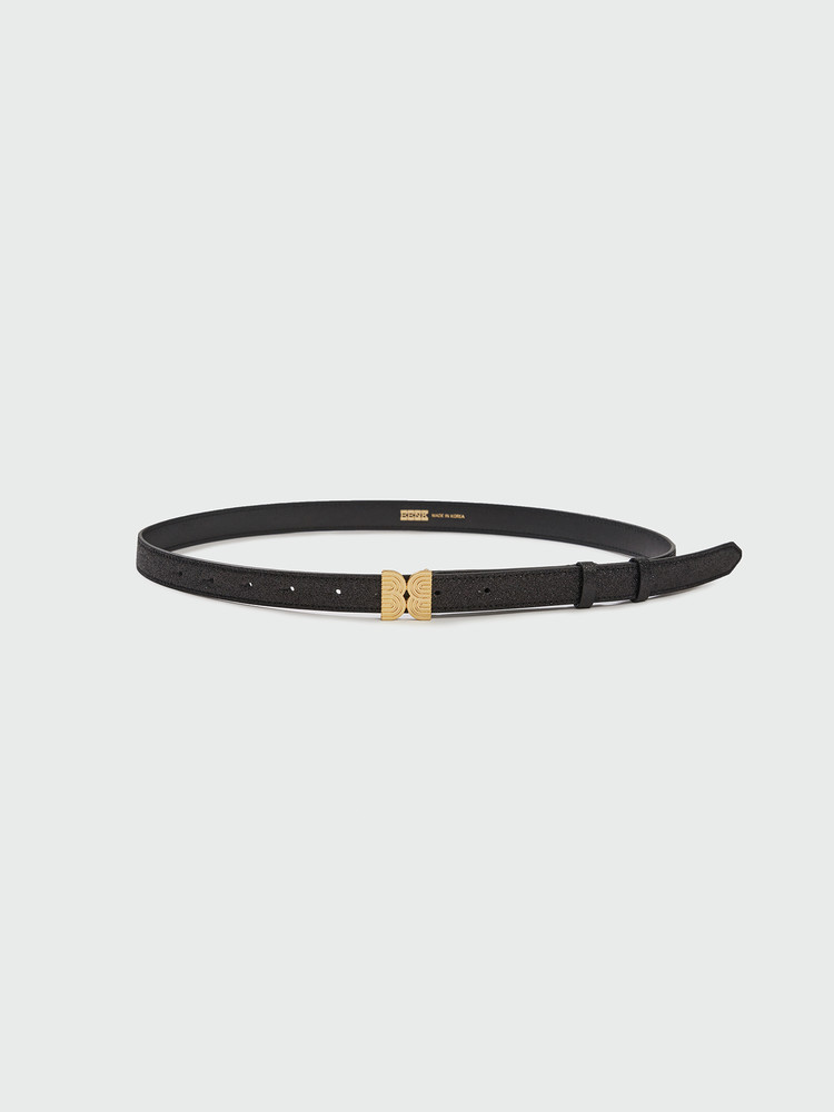 [EENK] / ☆ ZENNE Pendant Belt / Black ZENNE Pendant Belt - Black : EENK SHOP