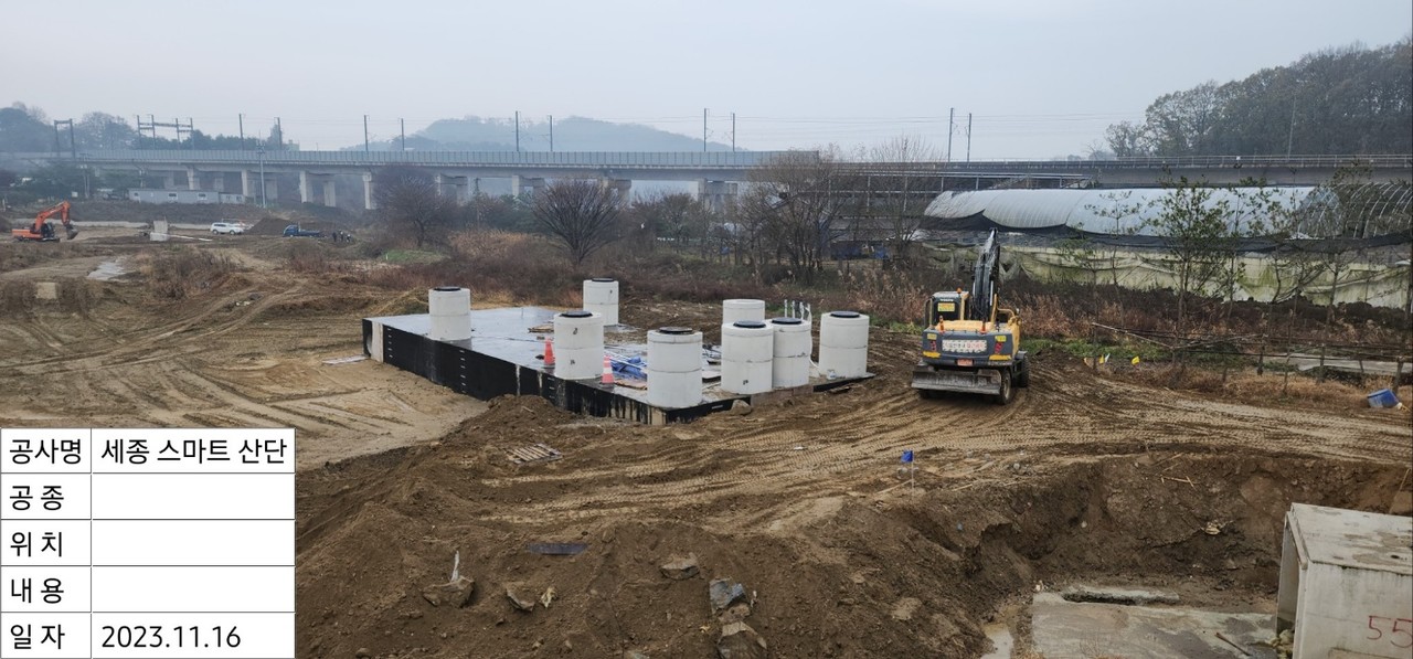 세종스마트그린산업단지 : 불투수면적 770,000m2(1/2)