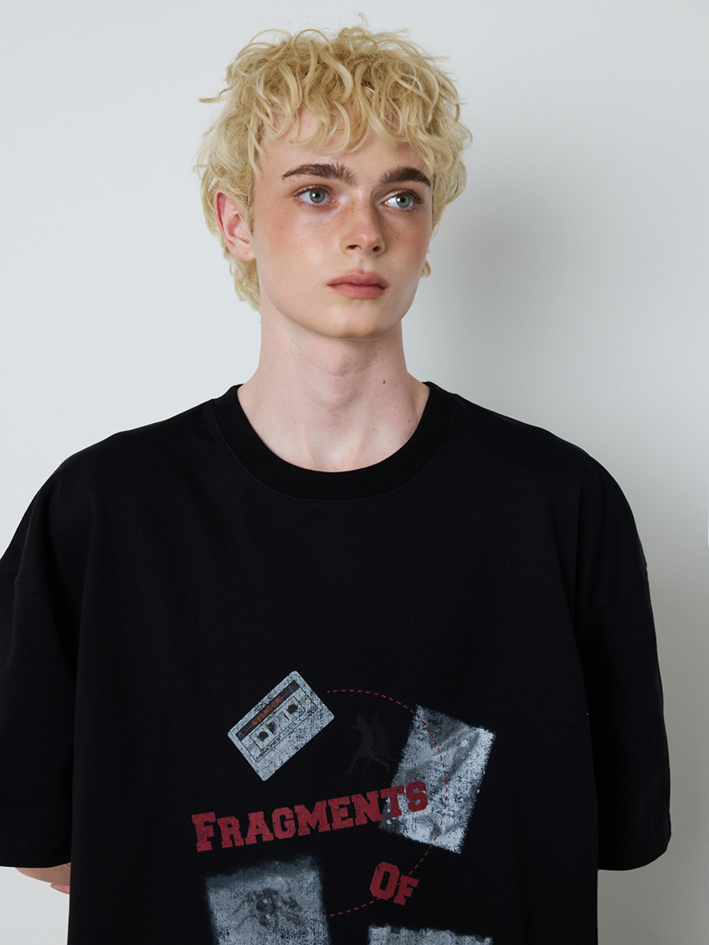 ★MEENDERI★[UNISEX] FRAGMENTS PRINT T-SHIRT - BLACK★正規品 MUSINSA | MEENDERI [UNISEX] FRAGMENTS PRINT T-SHIRT - WHITE