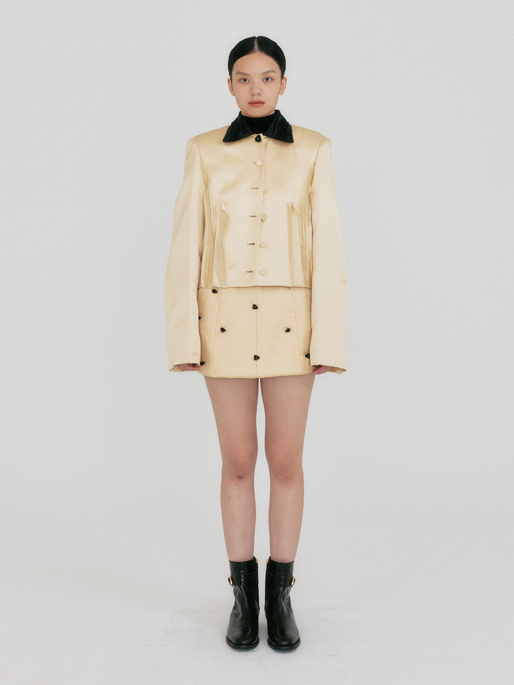 【EENK】送料/関税込 24FW ZEMM Cocoon Volume Jacket ZEMM Cocoon Volume Jacket - Yellow : EENK SHOP