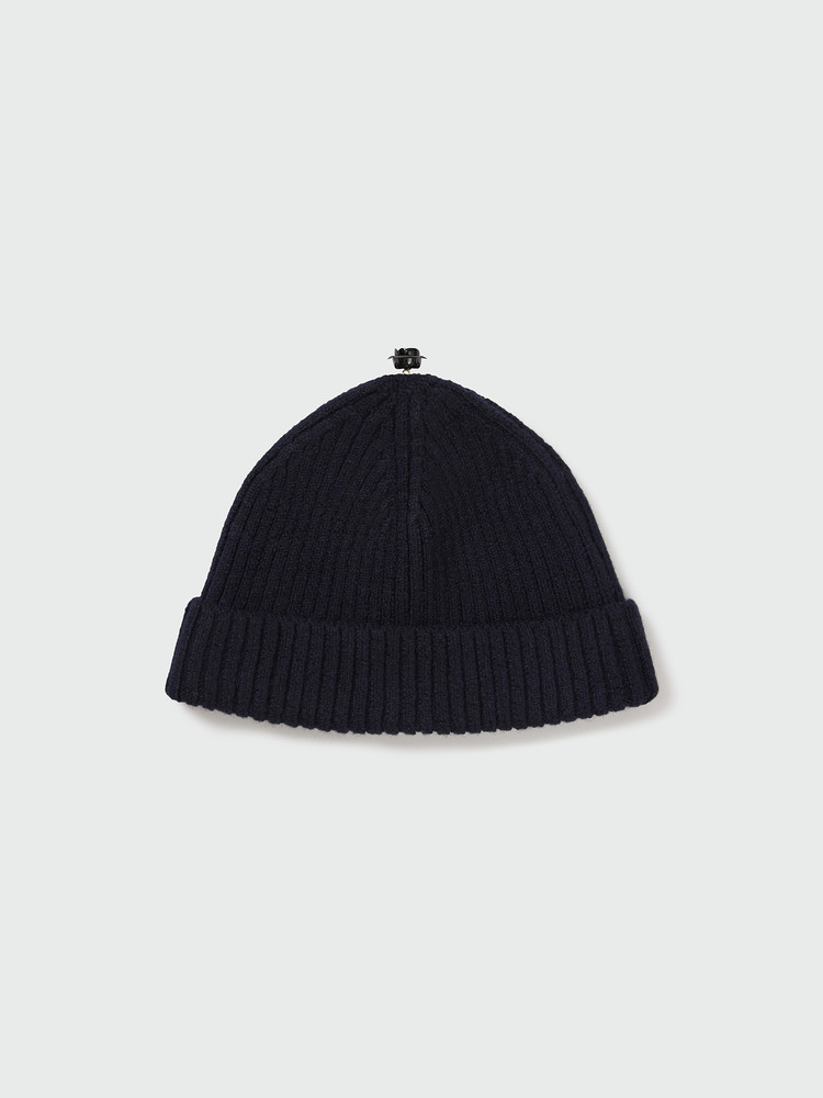 [EENK] / ☆ XEEY Beanie / Navy/Ivory XEEY Beanie - Navy/Ivory : EENK SHOP