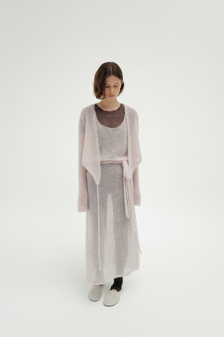 ウノハ UNOHA】 LONG SLEEVE SWEATER DRESS