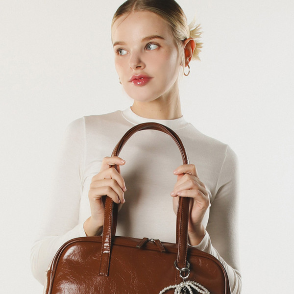 ★masmarulez★ 304 leather pouch shoulder bag Brown Masmarulez] Korean 304 Leather Pouch Shoulder Bag Brown | eBay