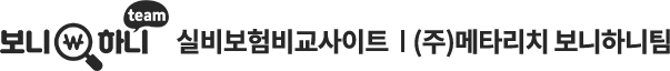실손 실비보험 비교사이트 - 보니하니