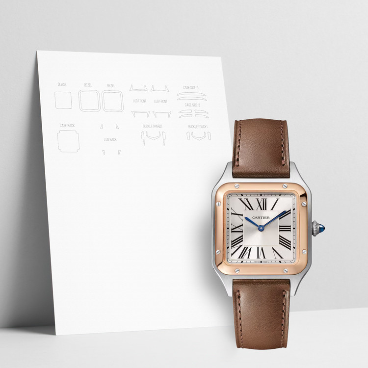 WATCHSHELL CARTIER SANTOS DUMONT W2SA0020 38x27.5MM
