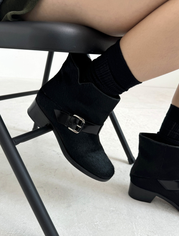 Derek Lam 10 Crosby Ponyhair Ankle Boots F.A.V ARCHIVE