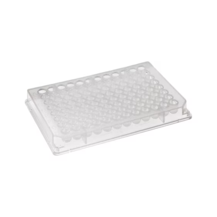 Nunc 96 Well Plate PS, Cell Culture Treated with Lid, Clear U96 300μL ...
