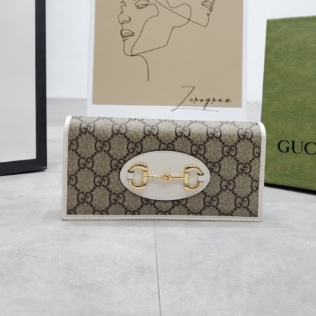 GUCCI 구찌 홀스빗 1955 체인 장지갑