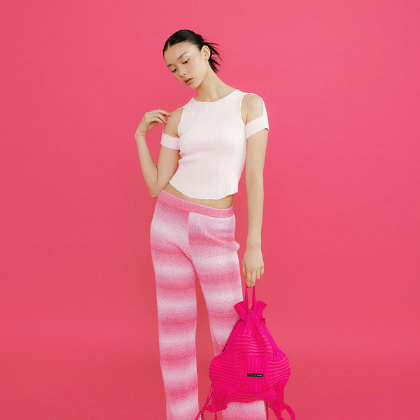 ● PLEATSMAMA ● NEW Bow Bag PLEATSMAMA: Sustainable Knit Pleats Bag
