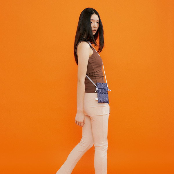 Nano Bag Glitter Blue : PLEATSMAMA: Sustainable Knit Pleats Bag