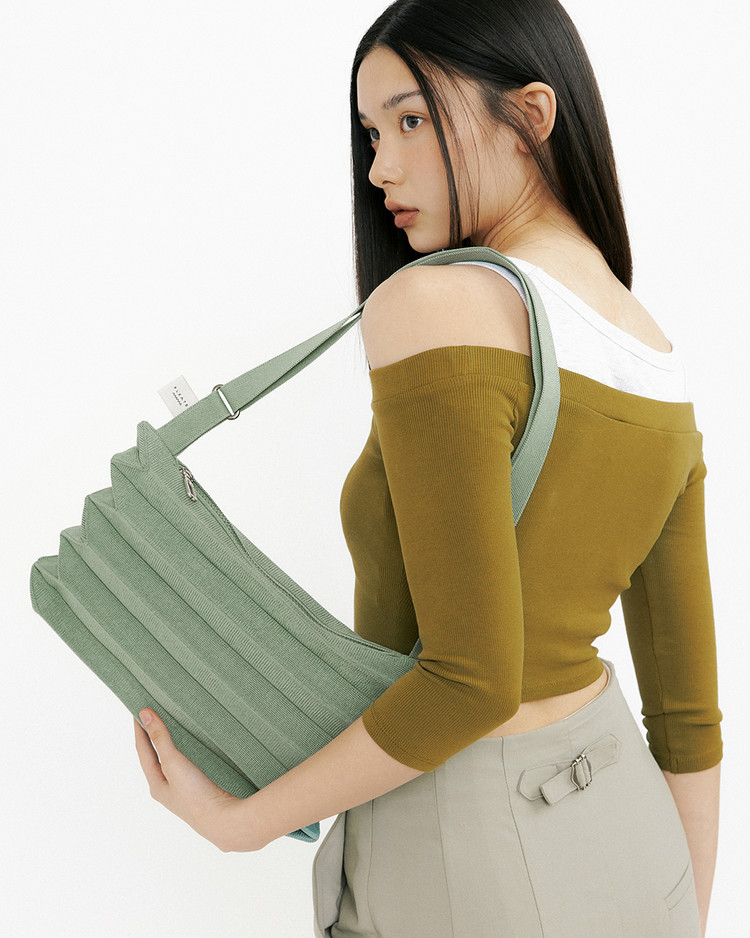 PLEATSMAMA: Sustainable Knit Pleats Bag PLEATSMAMA: Sustainable Knit Pleats Bag