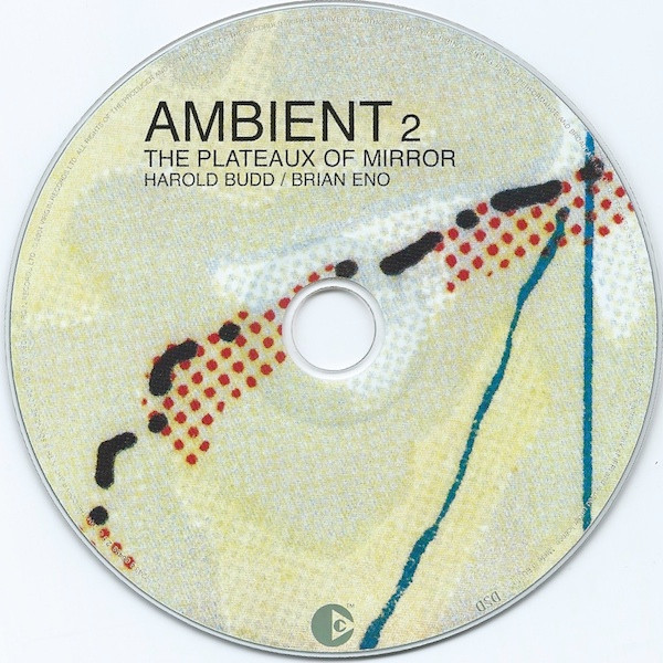 CD] Harold Budd / Brian Eno – Ambient 2 The Plateaux Of Mirror (EU