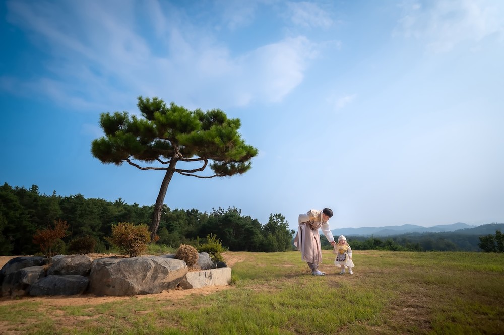 야외 한복 촬영