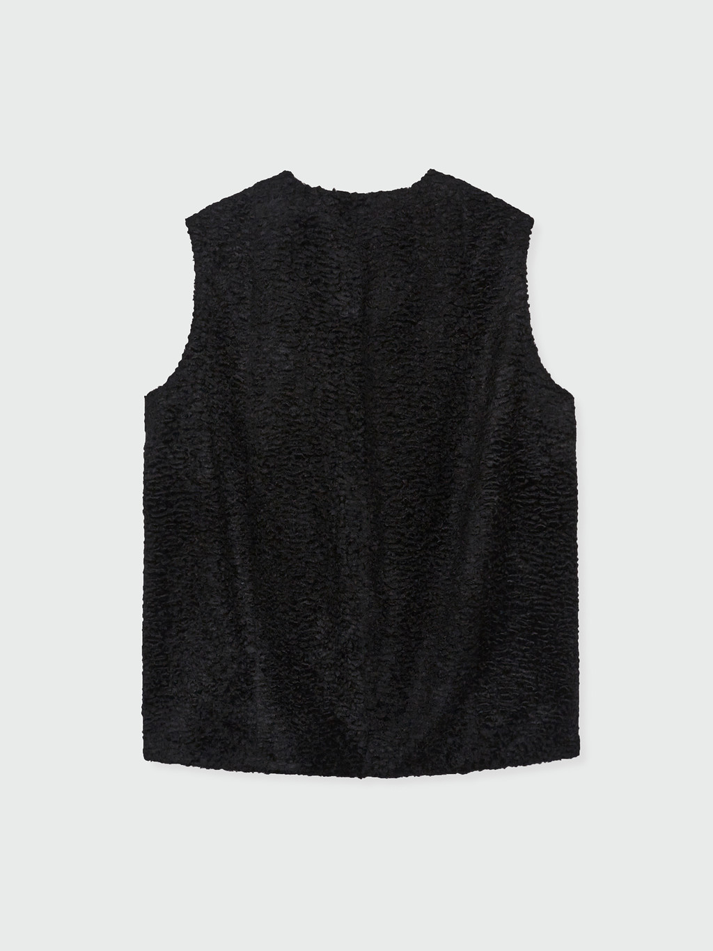 【EENK】送料/関税込 24FW ZIVE Crewneck Waistcoat - Black ZIVE Crewneck Waistcoat - Black : EENK SHOP
