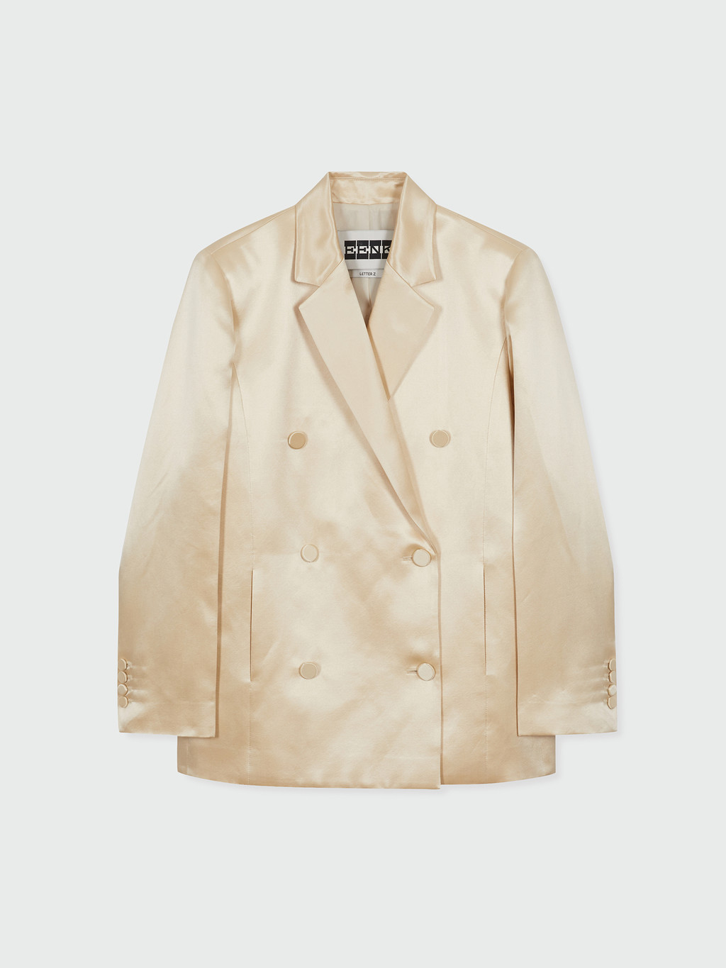 EENK インク ゼル ダブルブレスト ブレザー YELLOW ZEL Double-Breasted Blazer - Yellow : EENK SHOP